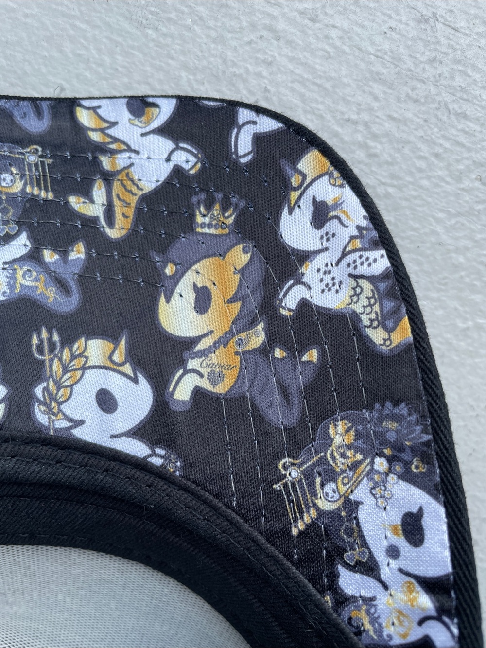 Black Gold tokidoki Caviar Mermicorn baseball dad hat - Picture 5 of 7